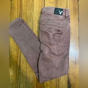 American Eagle Outfitters Pink Jeggings - Size 4
